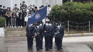 【有片】警方首次公開演示中式步操 轉用「鵝步」用廣東話喊口令