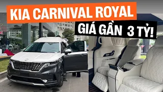 Kia Carnival Royal giá 2,679 tỷ về đại lý: Đắt hơn Mercedes GLC 300, diện mạo mới kiểu Maybach