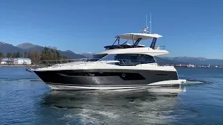 2022 Prestige 520 Running Footage at M & P Yacht Centre in Vancouver, BC