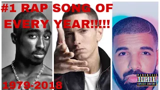 BEST RAP SONG OF EVERY YEAR 1979-2018 (EVOLUTION OF HIP-HOP)