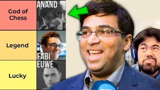 GM Hikaru Ranks the Legends, the GOATs, the Theorists | Tier Maker: Greatest Chess Players