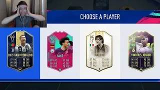 DRAFT DEMENTIAL DE 191 CU RONALDO TOTY SI MULTI ICONS !!! FIFA 19 ROMANIA !!!