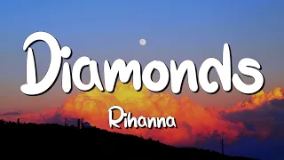 Diamonds - Rihanna (Lyrics) || Justin Bieber , Christina Perri... (MixLyrics)