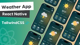 🔴 Build Weather App Using React Native | React Native Projects | Beginners