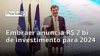 CEO da Embraer, Francisco Gomes Neto, fala de investimento de R$ 2 bilhões e empregos no Brasil