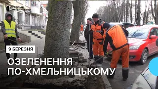 В Хмельницькому взялися за озеленення міста