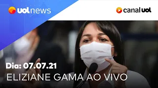 Mensagens de Dominghetti: senadora Eliziane Gama comenta ao vivo | UOL News Manhã (07/07/21)