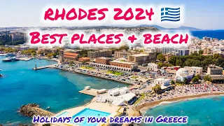 RHODES 2024 Greece 🇬🇷 Best places to visit / Walking city tour Rhodes / Ferry Turkey 🇹🇷 - Greece 🇬🇷