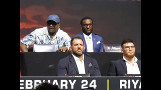 Yoel Romero of ATT answers Chael Sonnen at PFL Champions vs. Bellator Champions MMA Press Conference