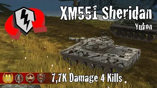 XM551 Sheridan  |  7,7K Damage 4 Kills  |  WoT Blitz Replays