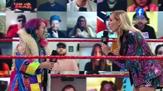 Asuka y Rhea Ripley confrontan a Charlotte Flair - WWE Raw 19/04/2021 (En Español)