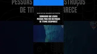 Submarino que levava pessoas para ver destroços de Titanic desaparece