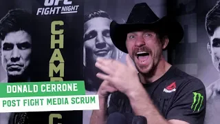 Donald Cerrone eyeing Conor McGregor fight: 'In Ireland, Let's Go' | UFC on ESPN+1 Media Scrum