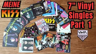 KISS 7" Vinyl Singles Collection 1.Teil  1975 bis 1982 | Meine Schallplatten Sammlung
