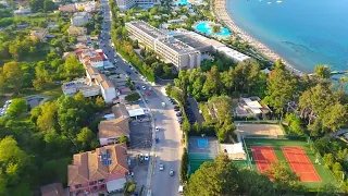 Aerial Cretan Video in Dassia and the Iolida Corfu Hotel