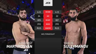 Амазасп Мартиросян vs. Якуб Сулейманов | Amazasp Martirosyan vs. Yakub Suleymanov | ACA 162