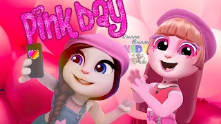 Pink day Розовый день Три Кошечки подружки Моя говорящая Анджела 2