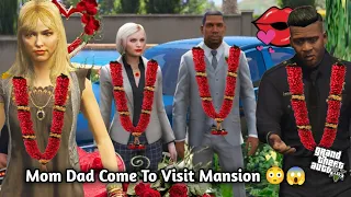 GTA 5: Kiara ' Mom Dad Come To Visit Franklin Shinchan Mansion😳💔They Shocked 💔😭 PS Gamester