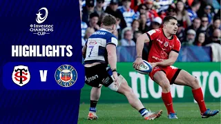 Instant Highlights - Stade Toulousain v Bath Rugby Round 4 │ Investec Champions Cup 2023/24