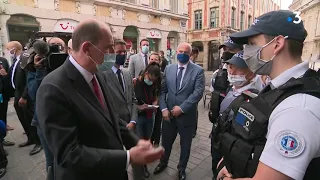 Déplacement de Jean Castex nouveau premier ministre à Lille et à Roubaix