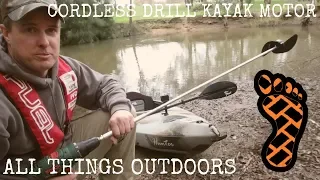 Cordless Drill Kayak Motor