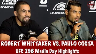 UFC 298: Robert Whittaker & Paulo Costa Media Day Highlights
