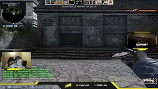 s1mple shows power of talon knife