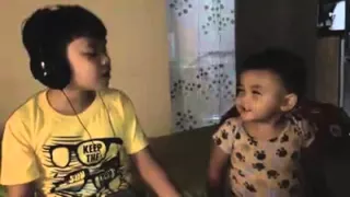Cute Kids singing "SMILE" by Nat King Cole