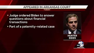 Arkansas judge orders Hunter Biden to answer questions about finances in child support case
