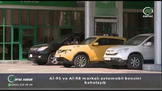 Aİ-95 və Aİ-98 markalı avtomobil benzini bahalaşıb