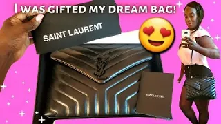 Kharyzma: YSL MEDIUM LOULOU BLACK ON BLACK Review+ Unboxing+ What Fits? +Affordable Options