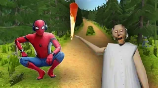 КТО КРУЧЕ #18? СУПЕР ЗЛАЯ БАБКА - OLD ANGRY GRANNY или НОВЫЙ ЧЕЛОВЕК ПАУК - SPIDERMAN! СУПЕР ЗАБЕГ!