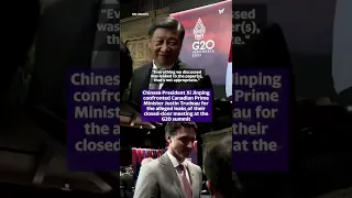 Chinese President Xi Jinping confronted Canadian PM Justin Trudeau at G20 summit #shorts