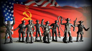 солдатики MARX Cowboys ДЗИ Ковбои