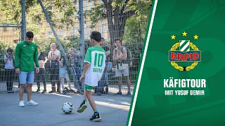 Yusuf Demir bei der SK Rapid Käfig Tour