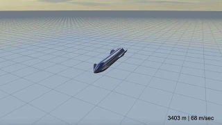 SpaceX Starship Landing Animation (2019)