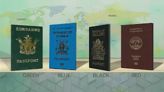 The mystery behind passport colors