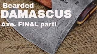 MOSAIC DAMASCUS AXE! Final video 💥💥