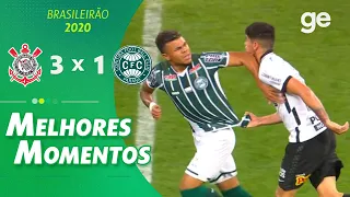 CORINTHIANS 3 X 1 CORITIBA | MELHORES MOMENTOS | 4ª RODADA BRASILEIRÃO 2020 | ge.globo