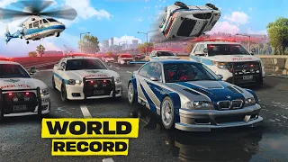 World Record LONGEST Online Pursuit in Need for Speed Unbound!