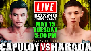 🔴LIVE Rhonvex Capuloy vs Kaishu Harada Boxing Commentary! Jess Rhey Waminal vs Rentaro Kimura