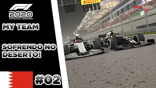 SOFRENDO NO DESERTO! - F1 2020 My Team - Gp do Bahrein