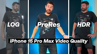 iPhone 15 PRO MAX SECRET Video Formats are INSANE!