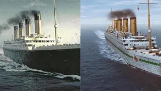 Titanic VS Britannic (sleeping sun)