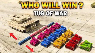 GTA 5 ONLINE : TUG OF WAR #2 (WHO WILL WIN?)