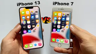 iPhone 13 vs iPhone 7 Speed Test in 2022🔥| SURPRISING!😍 (HINDI)