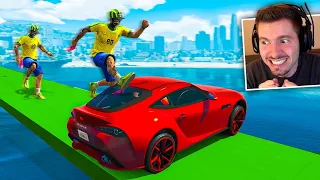 CARRO DE DRIFT vs BMX - NOVO MODO no GTA! (Épico)