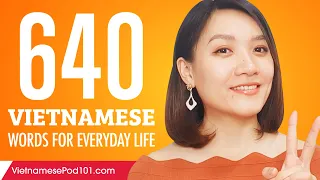 640 Vietnamese Words for Everyday Life - Basic Vocabulary #32