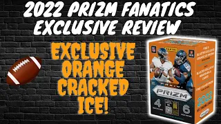 🚨FIRST LOOK🚨PRIZM FOOTBALL FANATICS EXCLUSIVE! ORANGE ICE IS 🔥