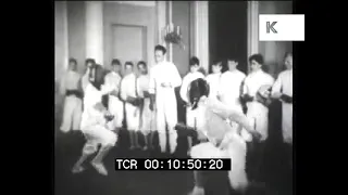 1930s Boys Learn Fencing at School